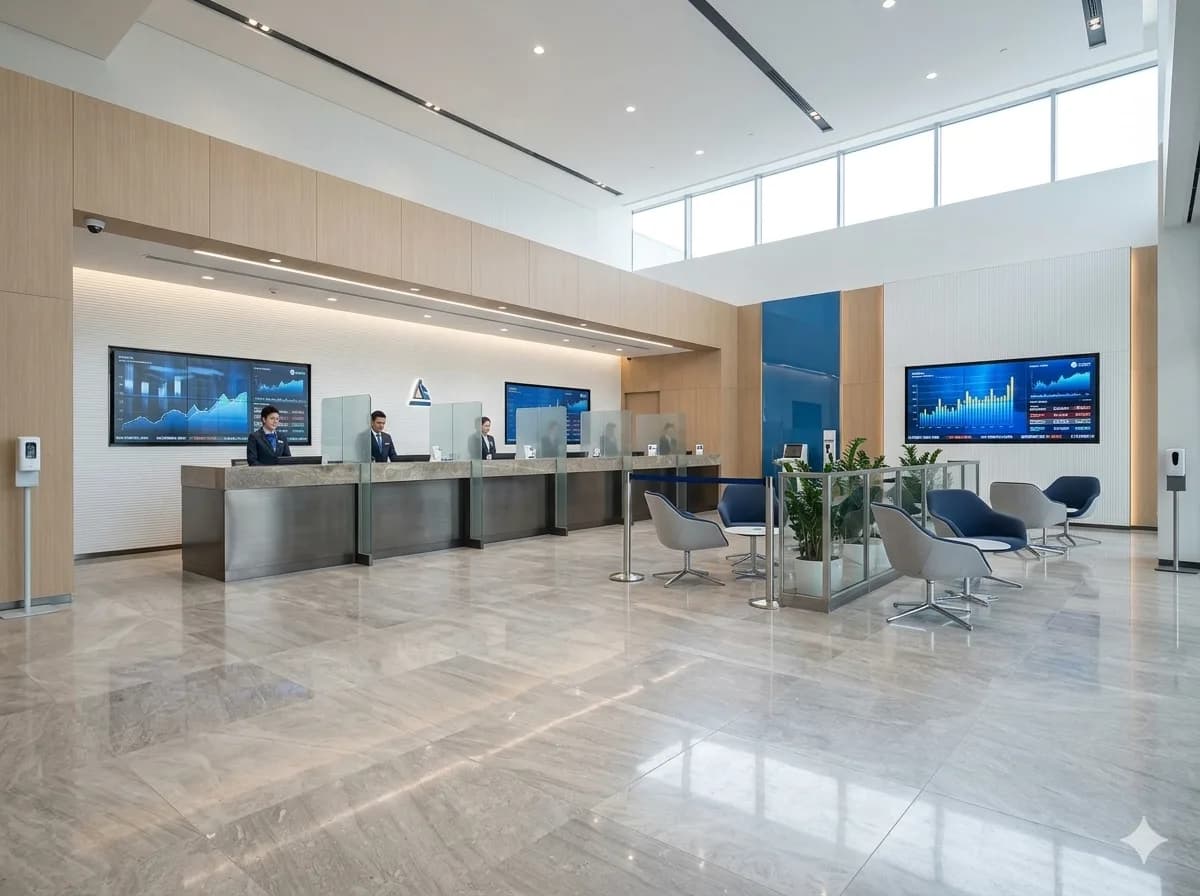 Reinigung in Banken und Versicherungen