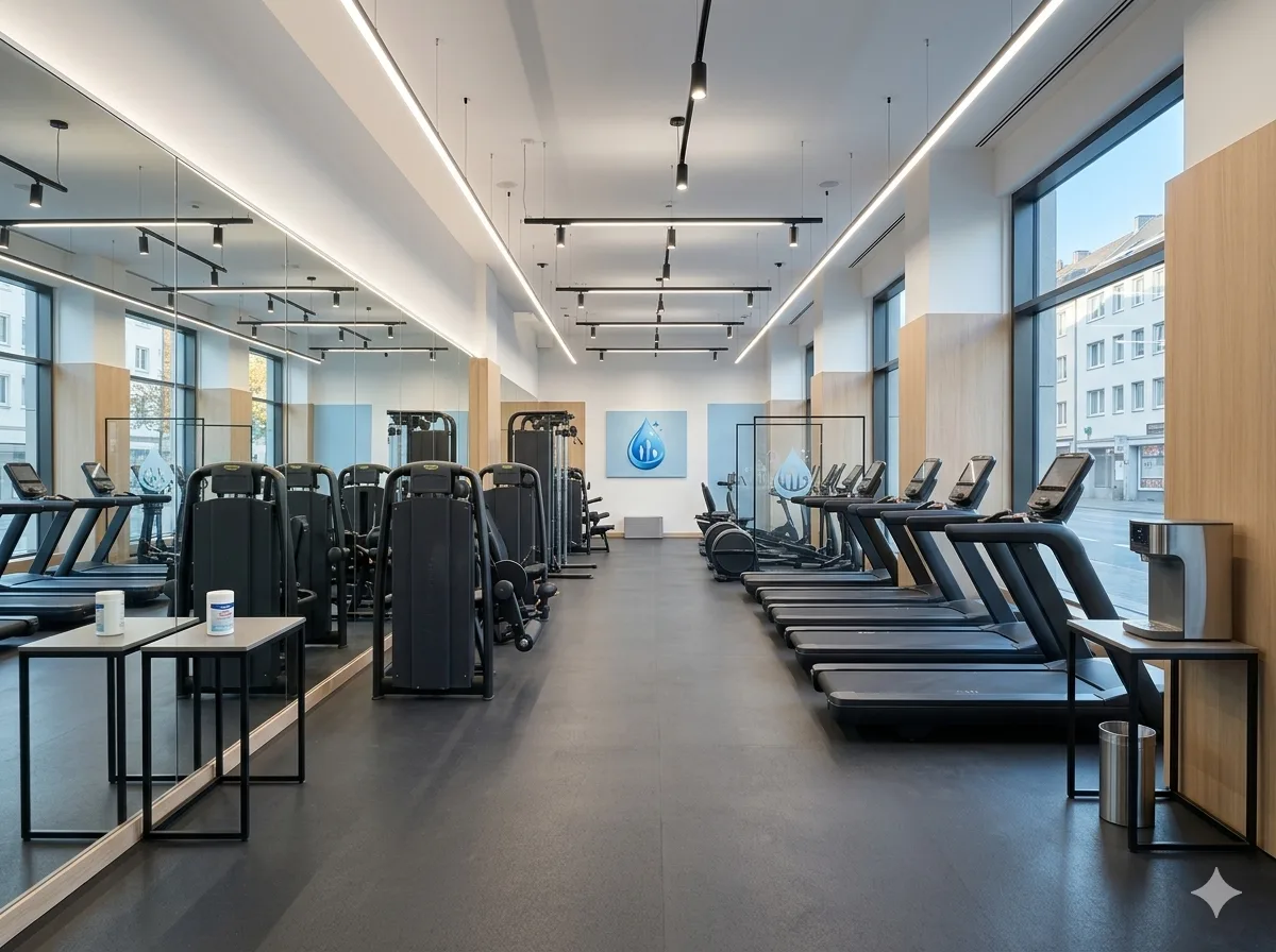 Reinigung in Fitnessstudios und Sportanlagen