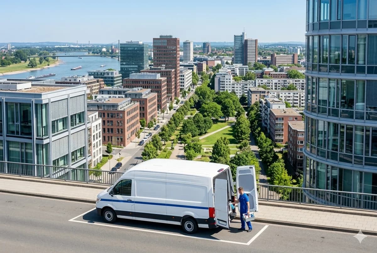 Professionelle Gebäudereinigung in NRW - PremiumFix Reinigungsteam bei der Arbeit