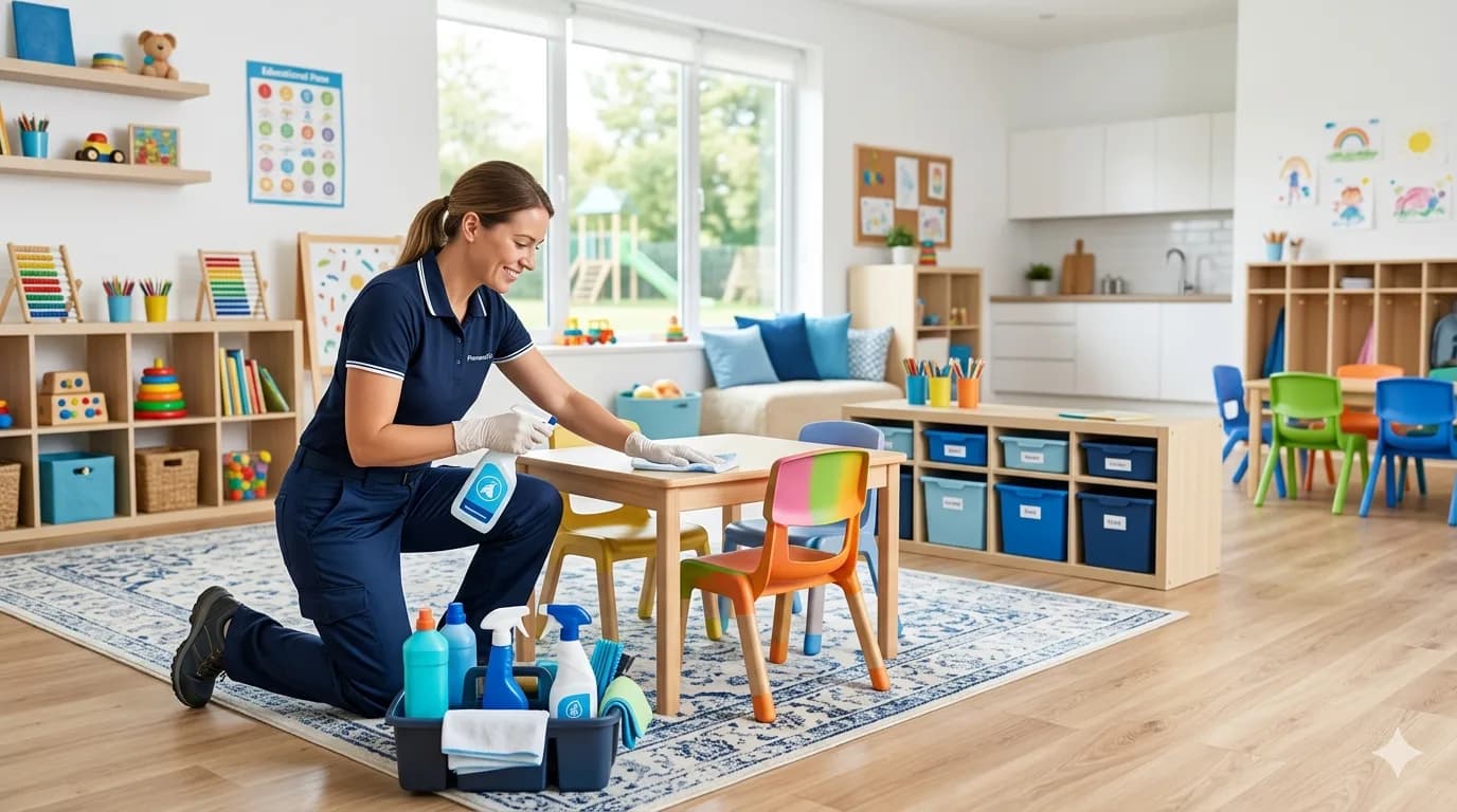 Kindergartenreinigung: Hygienevorschriften und kindgerechte Sauberkeit